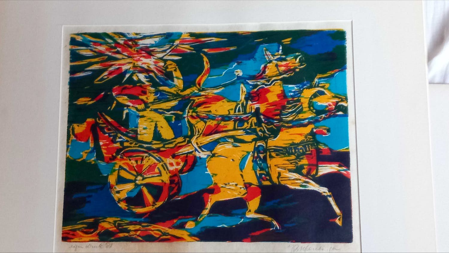 Jan Mensinga - Vuurwagen - kleur kopen? Bied vanaf 30!
