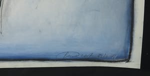 Bart Drost - Grote tekening in pastelkrijt, Zonder titel kopen? Bied vanaf 1!