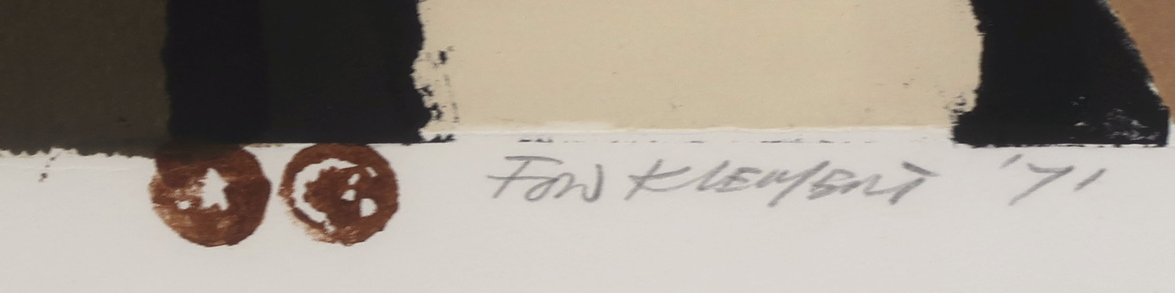 Fon Klement - Boardsnede, Emboiter - Ingelijst kopen? Bied vanaf 90!