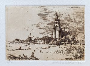 Simon Koene - Kerkje van Loosduinen bij opkomend onweer kopen? Bied vanaf 10!