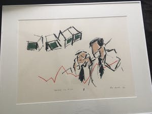 Ellen Meuwese - 3 originele zeefdrukken in identieke lijsten kopen? Bied vanaf 240!