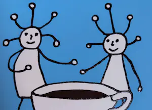 Paul Indrek Kostabi - “Sprkl coffee”. Handgesigneerd. Nr. 84/100. kopen? Bied vanaf 49!