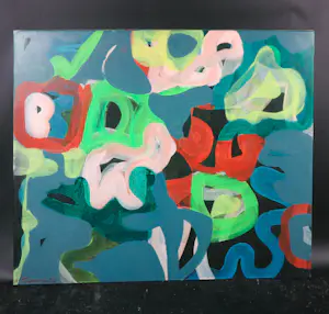 Marieke Thomassen - Acryl op doek, Vormenspel kopen? Bied vanaf 100!