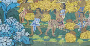 Niet of onleesbaar gesigneerd - Balinese figuren kopen? Bied vanaf 1!