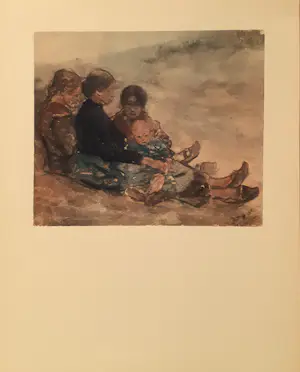 Jan Toorop - Zeldzaam, Vada Map met zes tekeningen van Jan Toorop kopen? Bied vanaf 195!