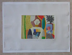 Yveline Tropea - LA MAISON DE VACANCEs / AQUAGRAVURE / 60x80cm / SIG kopen? Bied vanaf 35!