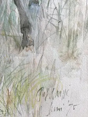 Piet Klaasse - Paarden, proefdruk offsetlitho, 2-zijdig bedrukt, gesigneerd in druk kopen? Bied vanaf 50!