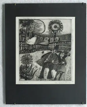 Hans van Draanen - Ets , Zonder titel - 1971 kopen? Bied vanaf 1!