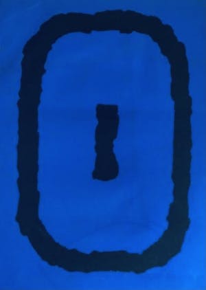 Bram Bogart - Zwart in blauw kopen? Bied vanaf 250!