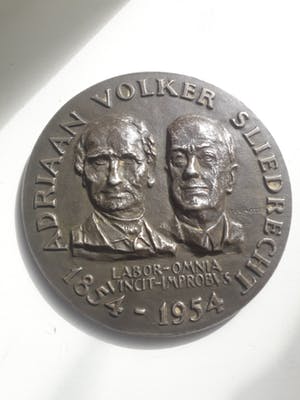 Albert Termote - Bronzen penning: 100 jaar Adriaan Volker Sliedrecht kopen? Bied vanaf 10!