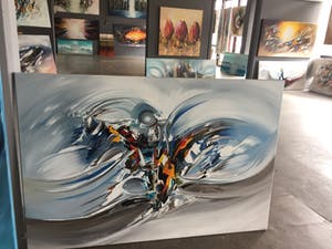 Gena Genadyj - Abstract Blue Light kopen? Bied vanaf 1!