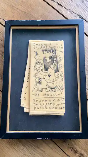 Guy Olivier - Kok met wijnglas verkauft für € 100!