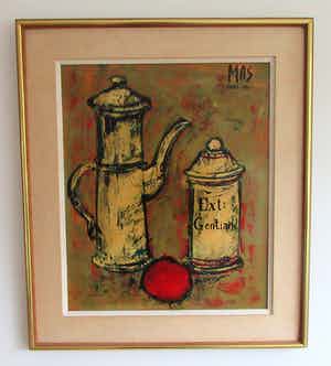 Pierre Mas - Brutalistisch Stilleven verkocht voor € 1!