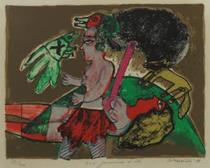 Corneille - Litho, Une journeé d'eté - Ingelijst kopen? Bied vanaf 150!