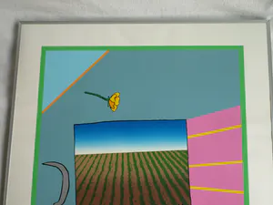 Harrie Gerritz - Ingelijste zeefdruk , Het veldboeket wordt steeds kleiner – 1979 kopen? Bied vanaf 50!