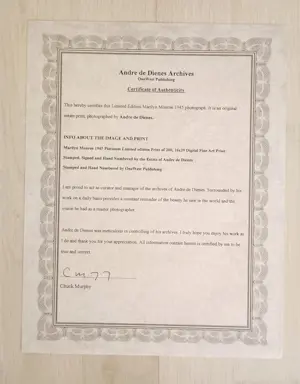 Andre De Dienes - Marilyn Monroe -Tobey Beach,1945/2007 - Auflage von 200 - drucksigniert kopen? Bied vanaf 500!