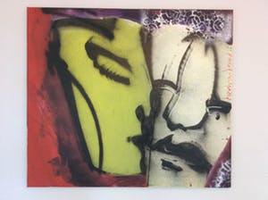Herman Brood - The Kiss, origineel schilderij op doek kopen? Bied vanaf 2250!