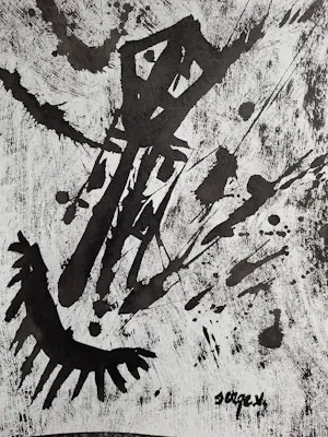 Serge Vandercam - Vrije compositie - Handgesigneerd !!! kopen? Bied vanaf 275!