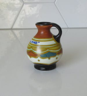 Plateelbakkerij Zenith - Bibelot platelen kannetje met mat decor kopen? Bied vanaf 1!