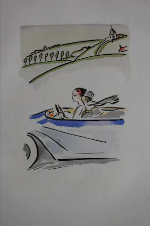 Kees van Dongen - Pochoir - Op Reis kopen? Bied vanaf 450!