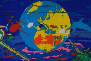 Henk van der Vet - Zeefdruk - Vliegtuigen - 1994 kopen? Bied vanaf 10!