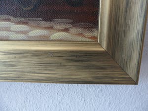 H.J Topman - Olieverfschilderij van een vroeg Hollands straatbeeld met mensen en gebouwen. kopen? Bied vanaf 35!