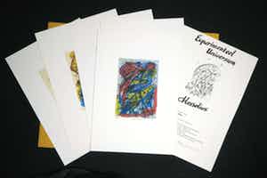 Henk Hesselius - Map met 6 zeefdrukken, Experimenteel Universum verkocht voor € 120!