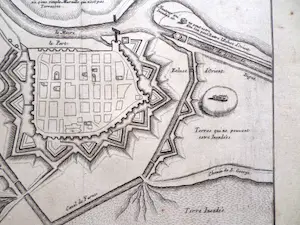 Niet of onleesbaar gesigneerd - J.B. Nolin - Nieuport ville forte et Port du Comté de Flandre (...) - ca. 1700 kopen? Bied vanaf 1!