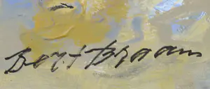 Bert Braam - Acryl op doek, Zonder titel kopen? Bied vanaf 1!