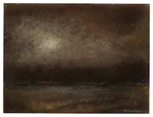 Harry van Kuyk - Erg mooie pastel ""Gezicht over de Groenlanden - Ooij" - 2004 - gesigneerd kopen? Bied vanaf 64!