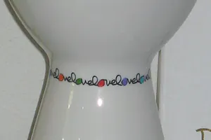 Delphine Boel - Vaas 'Love' In originele verpakking met certificaat kopen? Bied vanaf 69!