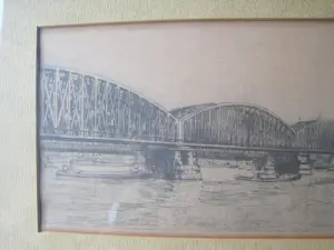 Marius Janssen - Maasbruggen bij Rotterdam. kopen? Bied vanaf 35!