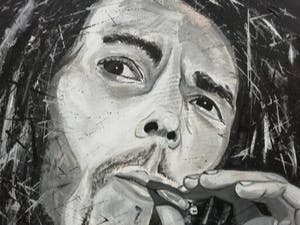 Niet of onleesbaar gesigneerd - Bob Marley (king of the Reggae) kopen? Bied vanaf 10!