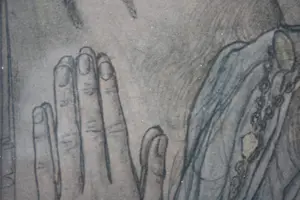 Niet of onleesbaar gesigneerd - Jan T. Toorop Ingekleurde Isografie-Lithografie-Ava Maria kopen? Bied vanaf 1!