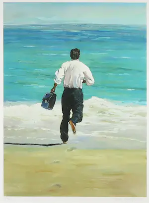 Toon Kuijpers - Giclée, Business I - Ingelijst kopen? Bied vanaf 40!