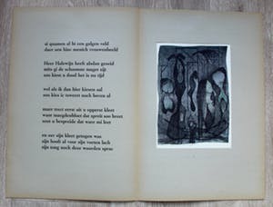 Harry van Kruiningen - 8 kleuren litho's: Het lied van Heer Halewijn kopen? Bied vanaf 295!