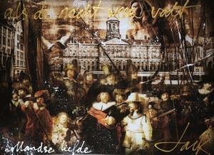 Jack Liemburg - Gemengde techniek op doek, Als de nacht weer valt (Groot) kopen? Bied vanaf 500!