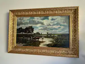Buy Jo Brocken - Polder met koeien? Bid from 80!