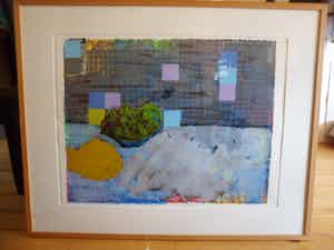 Cees Dolk - Zeefdruk. Titel, " Dish 4 ". verkocht voor € 40!