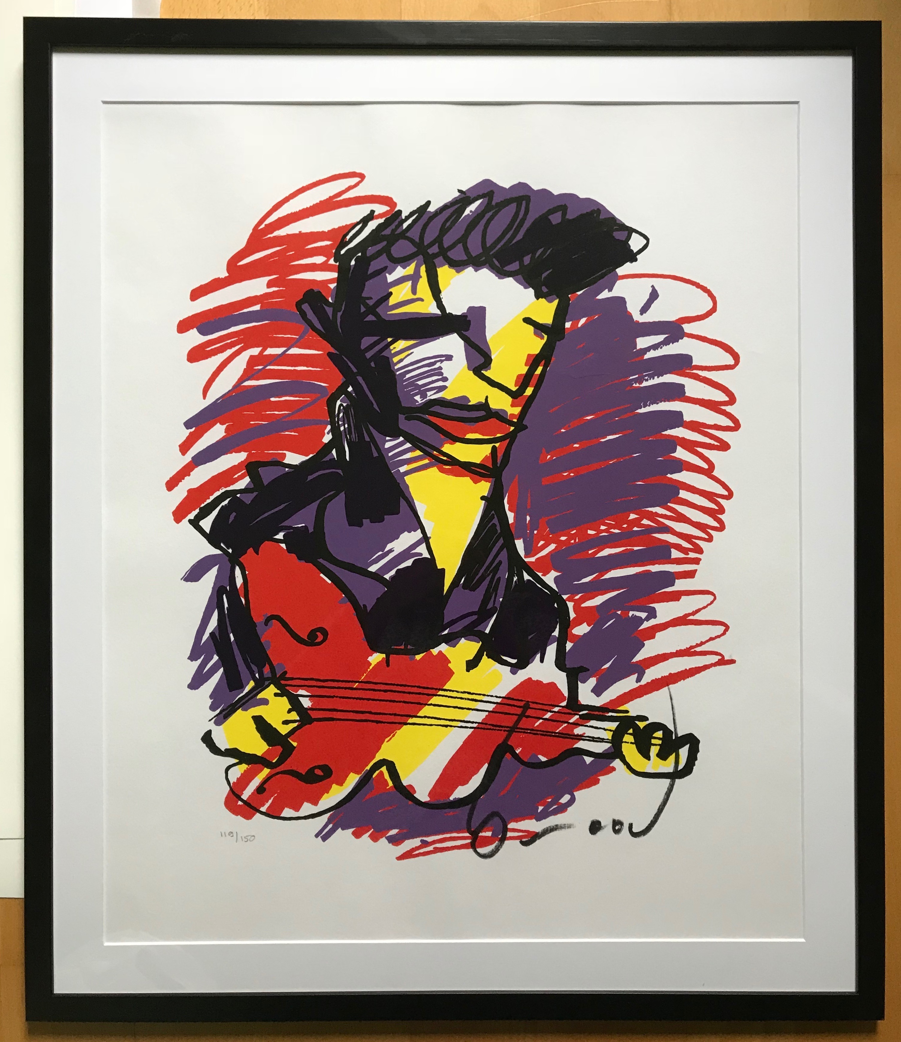 Herman Brood - Elvis - Gesigneerde zeefdruk - 119/150 kopen? Bied vanaf 225!