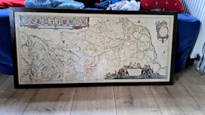 Joan Blaeu - Verloop rijn rivier kopen? Bied vanaf 125!
