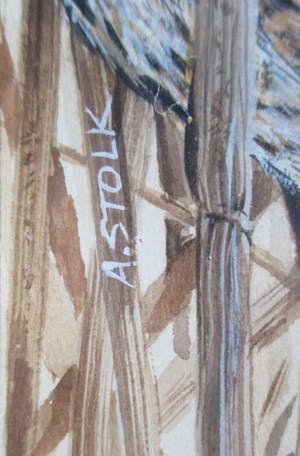 Ari Stolk - Roerdomp in het riet kopen? Bied vanaf 125!