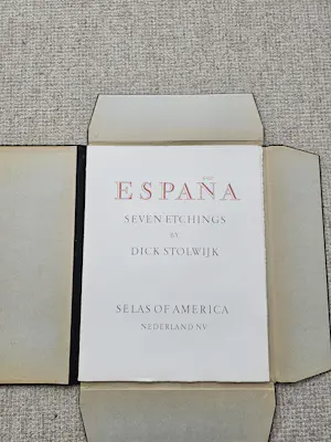 Dick Stolwijk - Espana Seven etchings - unieke uitgave kopen? Bied vanaf 25!