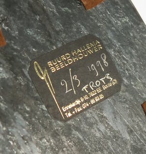 Ruurd Hallema - Bronzen beeld, Trots kopen? Bied vanaf 350!