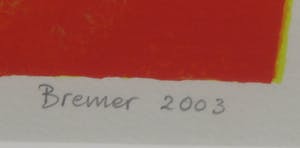 Saskia Bremer - Zeefdruk, Saude - Ingelijst (Groot) kopen? Bied vanaf 1!