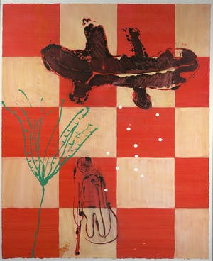 Dodog Soeseno - Gemengde techniek op papier, Zonder titel - Ingelijst (Groot) kopen? Bied vanaf 100!