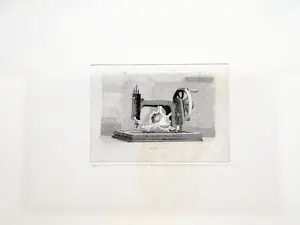 Herman Berserik - Monochrome 1972 Ets "naaimachine" - potlood-gesigneerd kopen? Bied vanaf 32!
