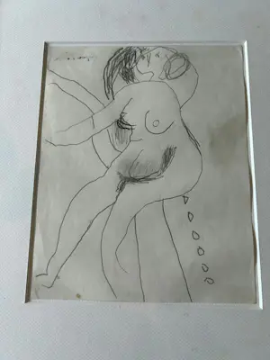 Roger Hilton - Abstracte naakte vrouw kaufen? Bieten Sie von 500!