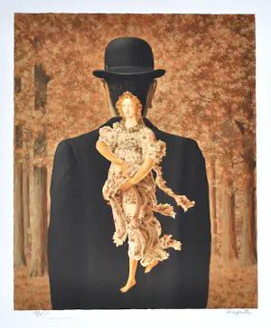 Rene Magritte - (naar) ‘ Le bouquet tout fait‘ (1954 ), Lithografie kopen? Bied vanaf 390!