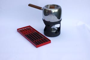 Timo Sarpaneva - Fondueset for Opa Oy, Helsinki 1970. kopen? Bied vanaf 50!